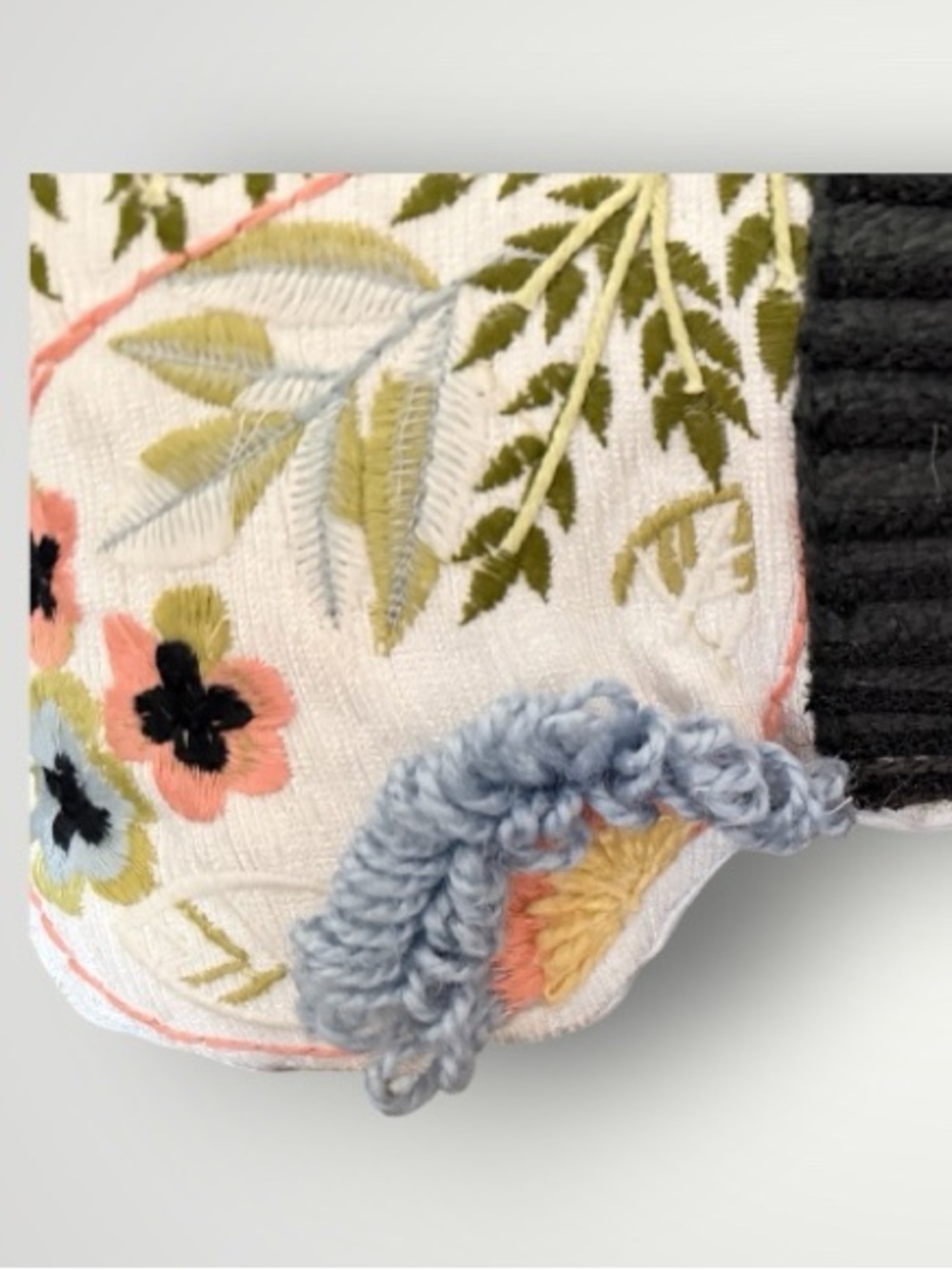 NWT Sonoma Goods For Life® Shaped Embroidered Butterfly Pillow - Picture 5 of 7